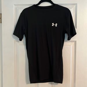 Men’s L Black Under Armour Heat Gear Shirt